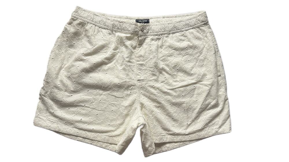 Todd Snyder White Shorts New Size XL 100% Cotton